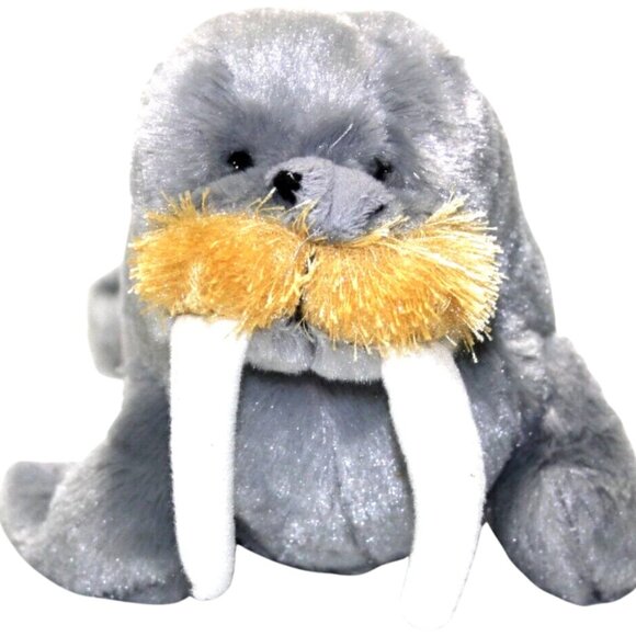 Ganz Webkinz Walrus Gray Plush Stuffed Animal 9" with No Tag, HM332 - Picture 1 of 7
